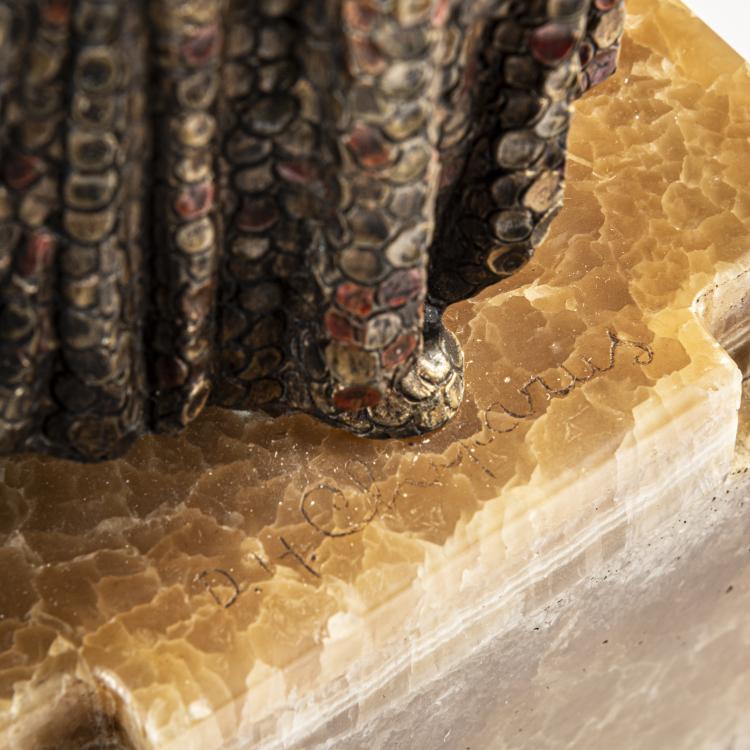 Bild 4 zu Objekt, Chryselephantin-Figur 'Empreinte des Pieds', um 1925, Dem&egrave;tre H. Chiparus, 171B 292