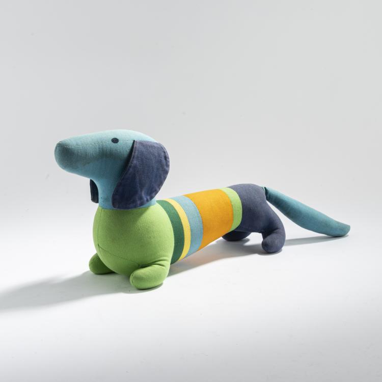 Bild 1 zu Objekt, Olympia mascot 'Waldi', c. 1971, Otl Aicher,Hermann Ay, Anker Pl&uuml;schspielwarenfabrik GmbH, M&uuml;nchen; Schuco, F&uuml;rth, 173B 421