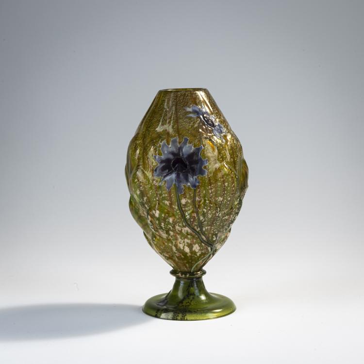 Hauptbild zu Objekt, Etude vase 'Bleuets' also called 'Artichaut', c. 1900, Emile Gall&eacute;, Gall&eacute;, Emile, Nancy, 171A 112