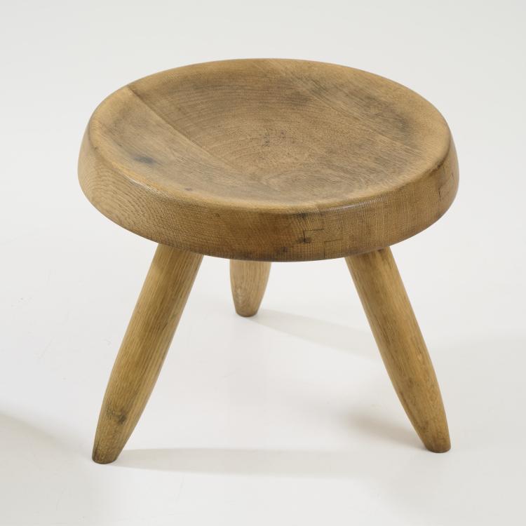 Hauptbild zu Objekt, Hocker, 1938, Charlotte Perriand, Blanchon, Paris; Sentou, Paris; Steph Simon, Paris., 170B 481
