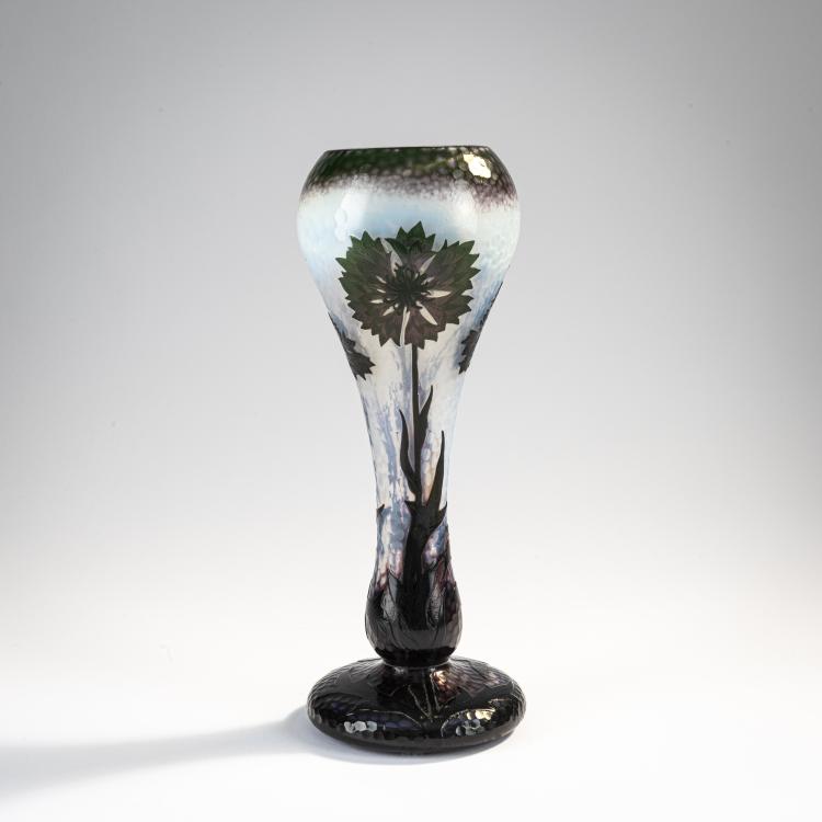 Bild 2 zu Objekt, Hohe 'Martel&eacute;'-Vase 'Bleuets', 1900-03, Daum Fr&egrave;res, Nancy, 171A 30