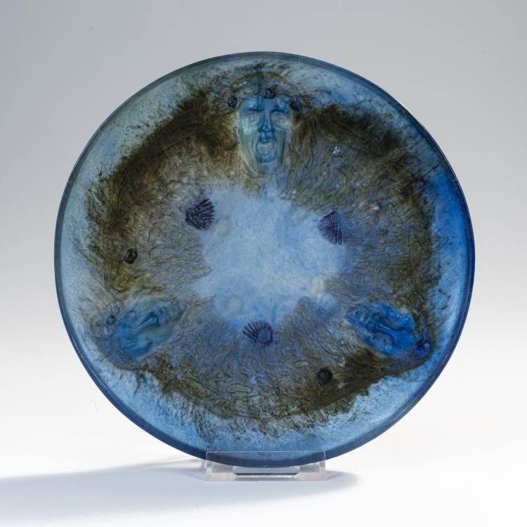 Bild 1 zu Objekt, 'Coupe plate trois Sir&egrave;nes', 1912, Fran&ccedil;ois D&eacute;corchemont, Decorchemont, Fran&ccedil;ois, Conches, 171A 73