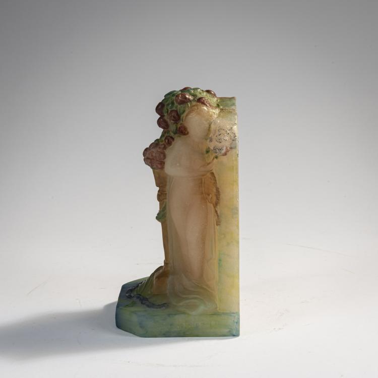 Bild 2 zu Objekt, Zwei Nymphen mit Bl&uuml;tenstaude, um 1922, Henri Mercier, Walter, Amalric, Nancy, 171A 200