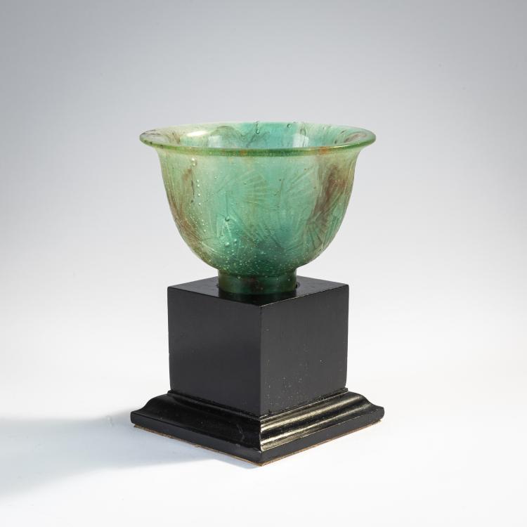 Bild 1 zu Objekt, Small bowl with base, 1927, Fran&ccedil;ois D&eacute;corchemont, Decorchemont, Fran&ccedil;ois, Conches, 171A 80