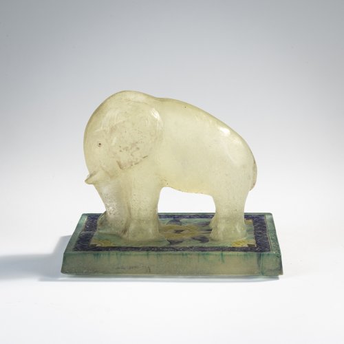 'Elephant' paperweight, 1924