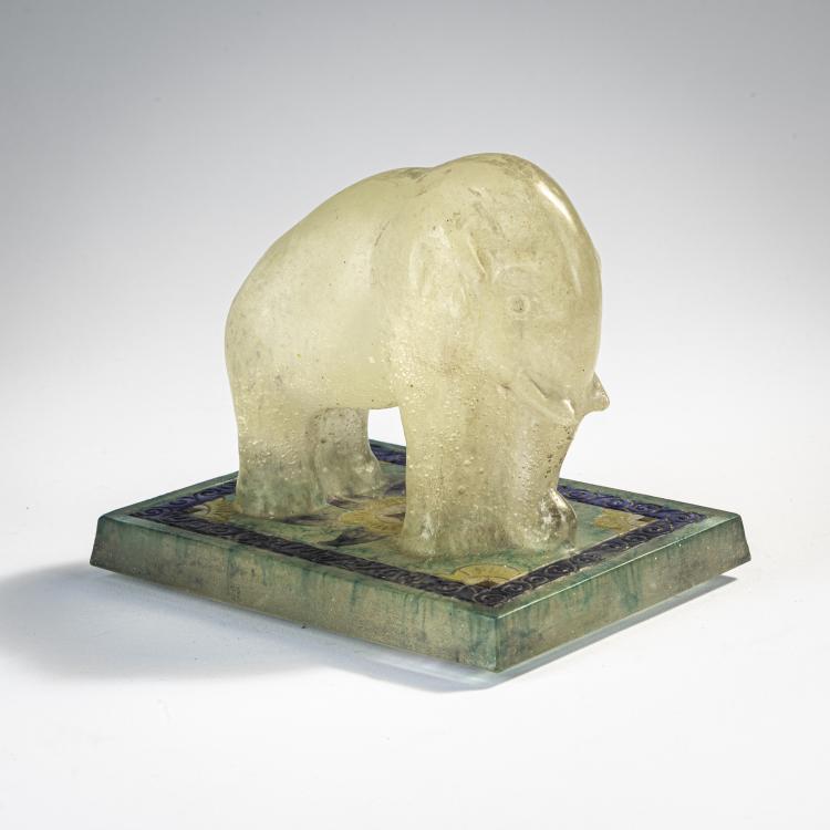 Bild 3 zu Objekt, 'Elephant' paperweight, 1924, Gabriel Argy-Rousseau, Argy-Rousseau, Gabriel, 171A 3