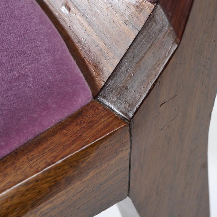 Bild 6 zu Objekt, Anthroposophischer Stuhl, um 1950, Felix Kayser (zugeschrieben), Schiller M&ouml;bel, Stuttgart (zug./attr.), 172A 29