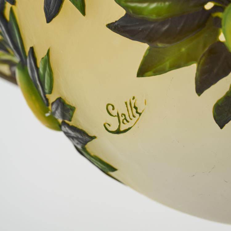 Bild 4 zu Objekt, Souffl&eacute; ceiling light 'Cognassiers', 1925-36, Emile Gall&eacute;, Gall&eacute;, Etablissements, Nancy, 171A 125