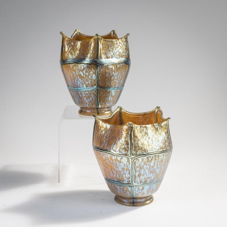 Hauptbild zu Objekt, Zwei 'Ph&auml;nomen'-Lampenschirme, 1908, L&ouml;tz Wwe., Klosterm&uuml;hle, 171A 246