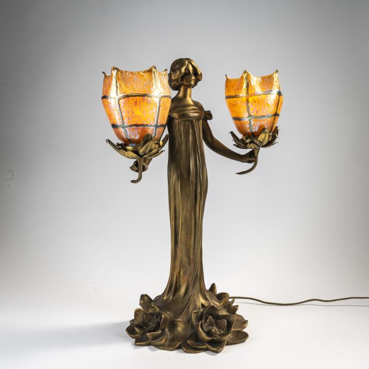 Bild 2 zu Objekt, Zwei 'Ph&auml;nomen'-Lampenschirme, 1908, L&ouml;tz Wwe., Klosterm&uuml;hle, 171A 246