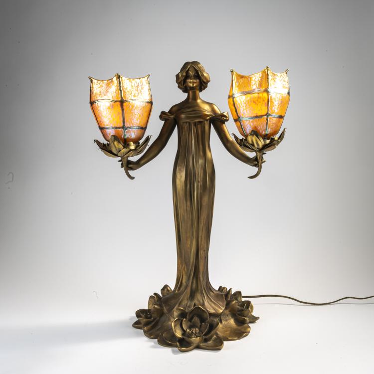 Bild 3 zu Objekt, Zwei 'Ph&auml;nomen'-Lampenschirme, 1908, L&ouml;tz Wwe., Klosterm&uuml;hle, 171A 246