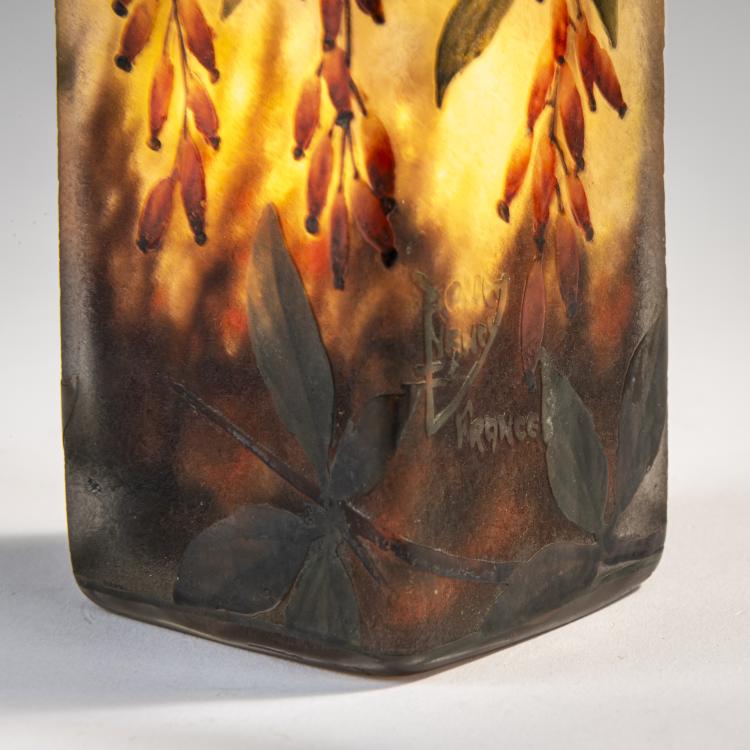 Bild 2 zu Objekt, Kleine Tischleuchte 'Epine Vinette', um 1910, Daum Fr&egrave;res, Nancy, 171A 60