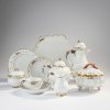 18-piece Swan service, 1737-42