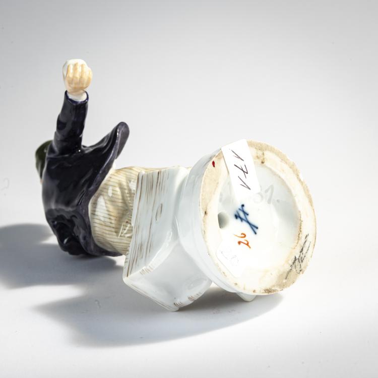 Bild 2 zu Objekt, 'Knabe, Schneeb&auml;lle werfend', 1905-10, Alfred Otto Adalbert K&ouml;nig, Mei&szlig;en, 171B 344