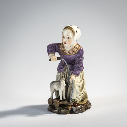'Girl with pull-along toy', c. 1765