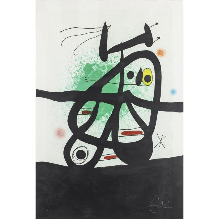 Hauptbild zu Objekt, 'L&rsquo;Oiseau Mongol', 1969, Joan Mir&oacute;, Maeght, Paris (Ed.), 172C 426