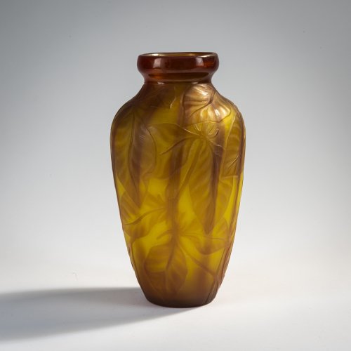 Cut agate vase, 1907