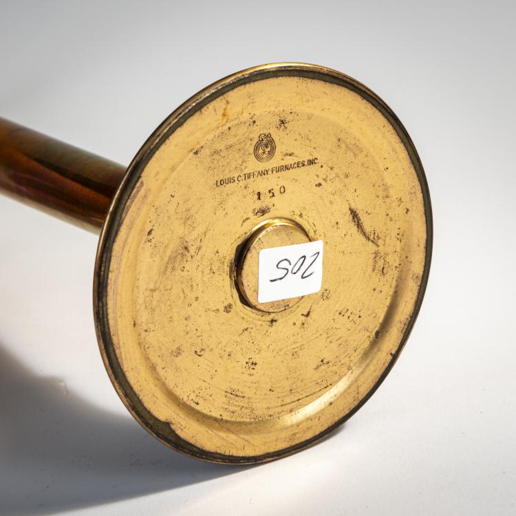 Bild 1 zu Objekt, Vase mit emailliertem Fu&szlig;, 1915-20, Louis C. Tiffany, Tiffany Studios, New York, 171A 266