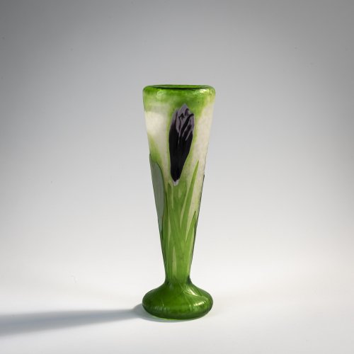 'Crocus' Marqueterie vase, c. 1905
