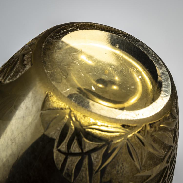 Bild 3 zu Objekt, Etude-Vase 'Le Geni&egrave;vre' mit einem Zitat nach Baudelaire, 1900, Emile Gall&eacute;, Gall&eacute;, Emile, Nancy, 171A 106