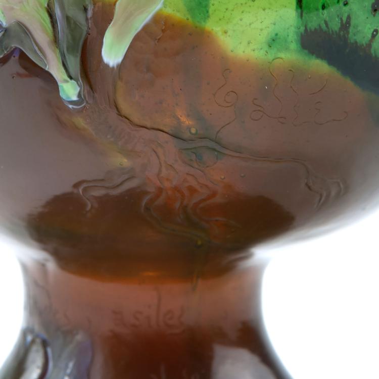 Bild 3 zu Objekt, Marqueterie parlante vase with a quote from Victor Hugo's 'Melancholia' exhibited at the Paris World Fair 1900, Emile Gall&eacute;, Gall&eacute;, Emile, Nancy, 171A 108