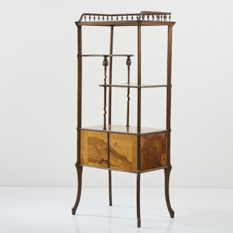 Hauptbild zu Objekt, Cabinet 'Pavots', c. 1890-92, Emile Gall&eacute;, Gall&eacute;, Emile, Nancy, 171A 212