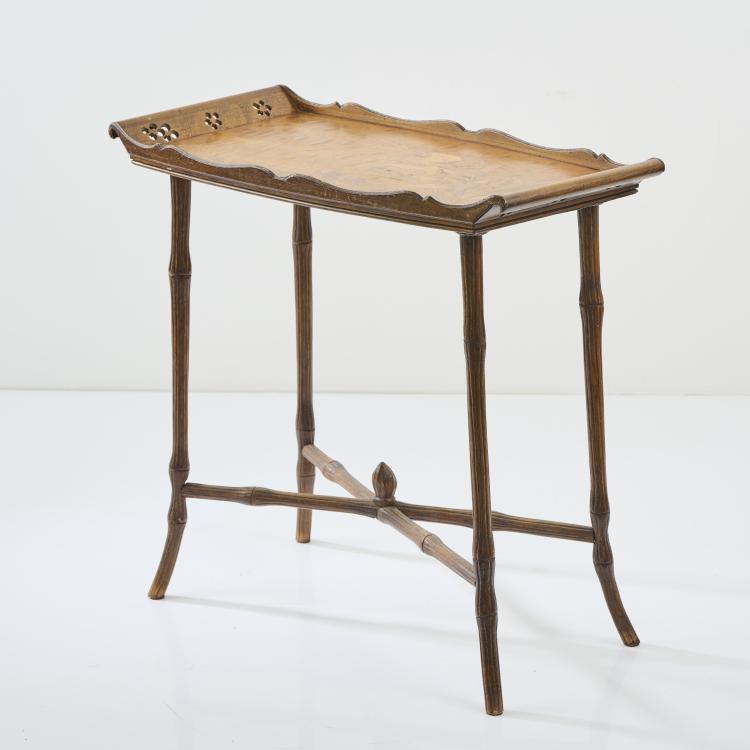 Hauptbild zu Objekt, Tea table 'Iris', c. 1898, Emile Gall&eacute;, Gall&eacute;, Emile, Nancy, 171A 217