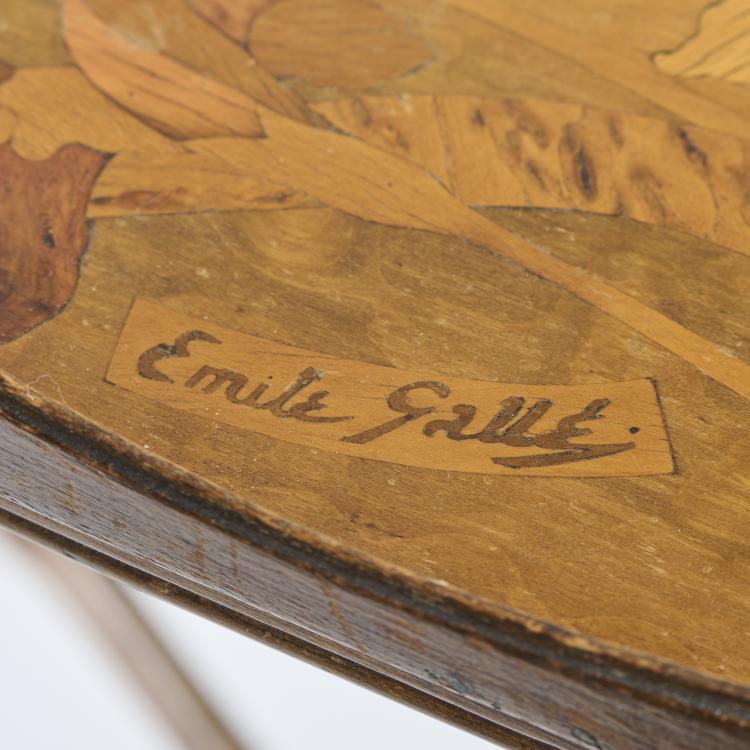 Bild 4 zu Objekt, Tea table 'Iris', c. 1898, Emile Gall&eacute;, Gall&eacute;, Emile, Nancy, 171A 217