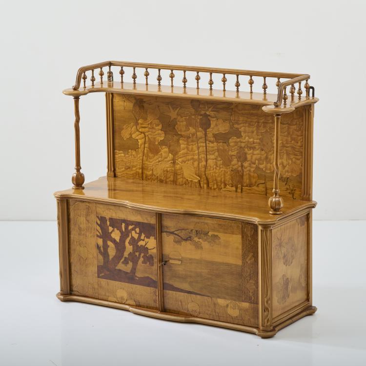 Hauptbild zu Objekt, 'Etagere murale', 1890-92, Emile Gall&eacute;, Gall&eacute;, Emile, Nancy, 171A 215