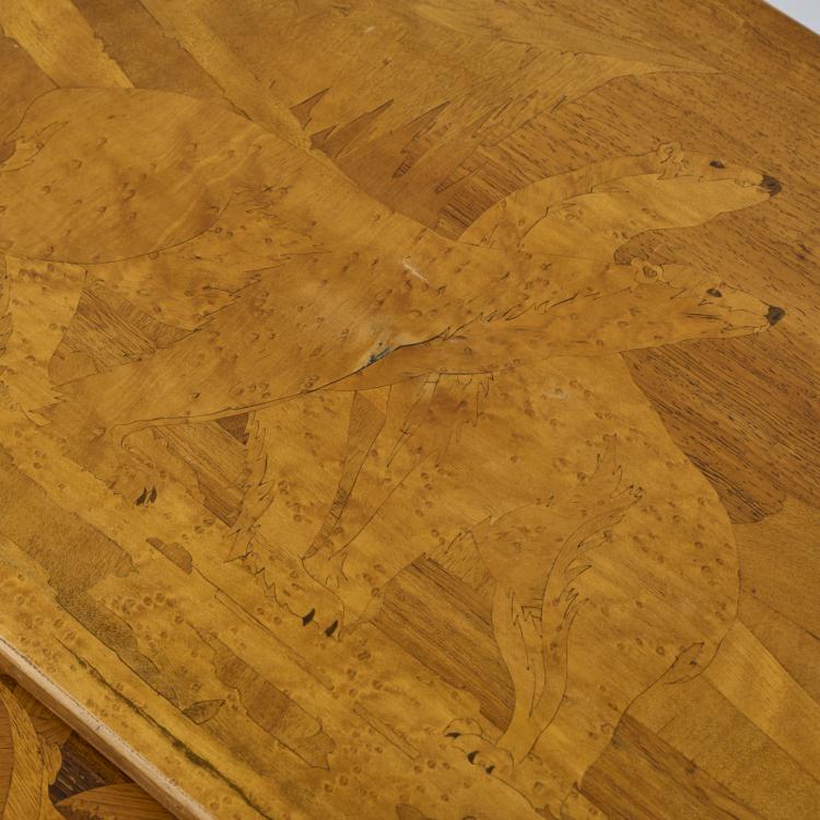 Bild 6 zu Objekt, Three nesting tables 'Paysage polaire', 1920s, Emile Gall&eacute;, Gall&eacute;, Etablisements, Nancy, 171A 222