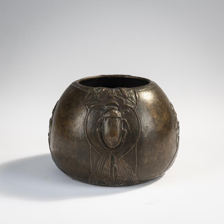 Hauptbild zu Objekt, Schale mit Hirschk&auml;fern, um 1902, Hugo Elmqvist, Elmqvist, Hugo, Stockholm, 171B 450