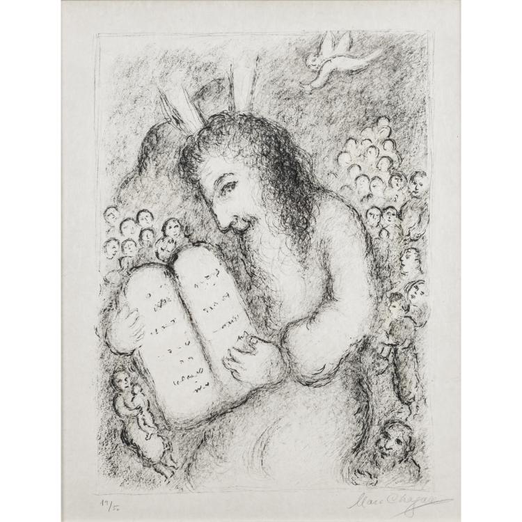 Hauptbild zu Objekt, 'Moses', 1979, Marc Chagall, 172C 420