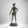 Bronze figurine 'Foilswoman', c. 1925