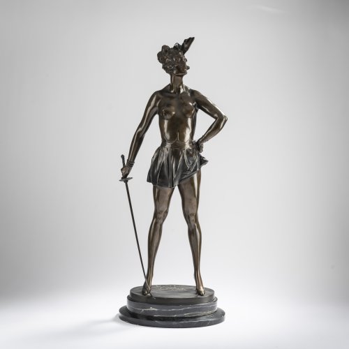 Bronze figurine 'Fencer', c.1925