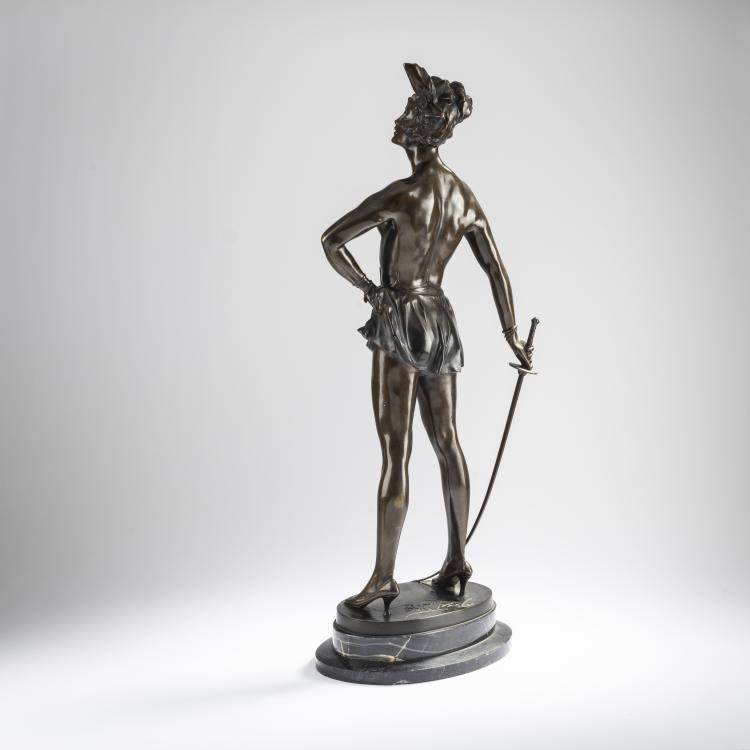 Bild 2 zu Objekt, Bronzefigur 'Florettfechterin', um 1925, Bruno Zach, 174A 308