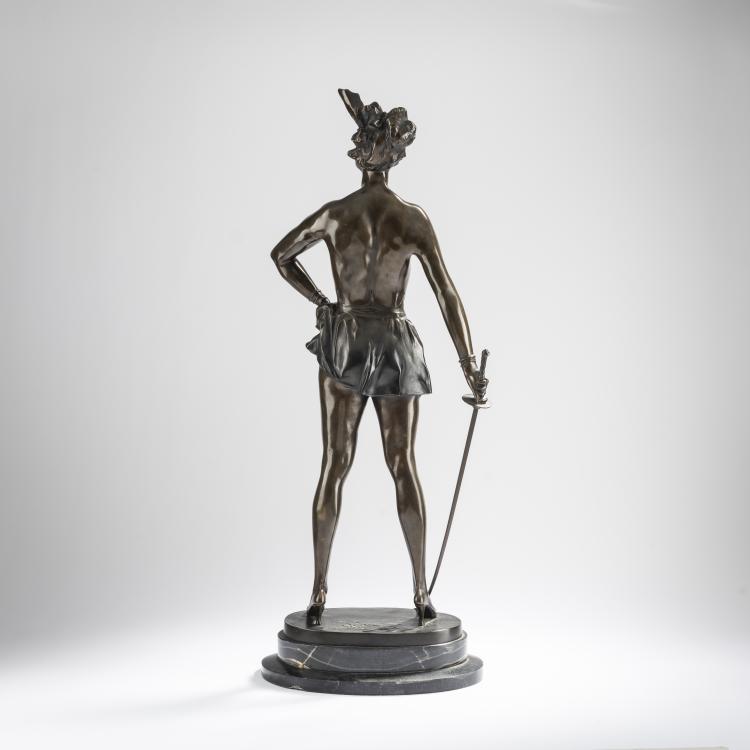 Bild 3 zu Objekt, Bronzefigur 'Florettfechterin', um 1925, Bruno Zach, 174A 308