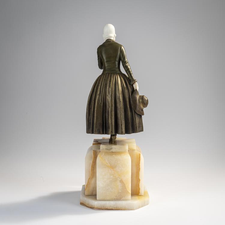 Bild 2 zu Objekt, Chryselephantin-Figur 'Hush', um 1922, Dem&egrave;tre H. Chiparus, Etling, Paris, 171B 290