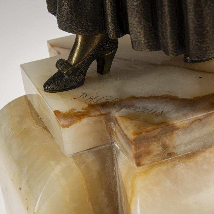 Bild 4 zu Objekt, Chryselephantin-Figur 'Hush', um 1922, Dem&egrave;tre H. Chiparus, Etling, Paris, 171B 290