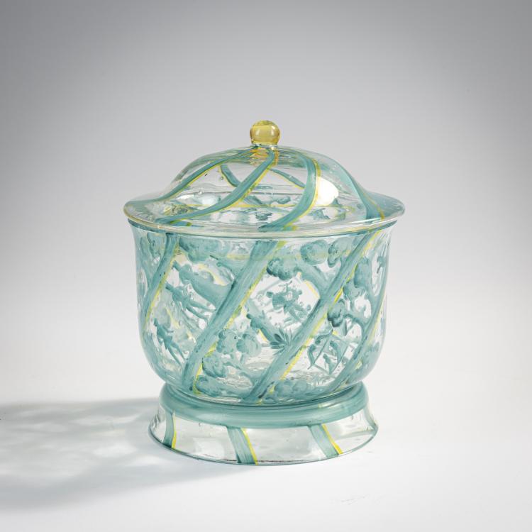 Hauptbild zu Objekt, Bonbonniere, 1923-33, Josef Hoffmann,Hilde Jesser, Oertel & Co., Joh., Haida; Wiener Werkst&auml;tte, 171A 257