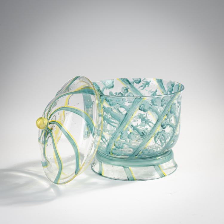 Bild 1 zu Objekt, Bonbonniere, 1923-33, Josef Hoffmann,Hilde Jesser, Oertel & Co., Joh., Haida; Wiener Werkst&auml;tte, 171A 257