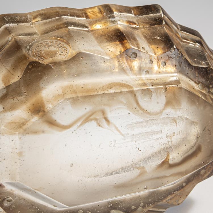 Bild 2 zu Objekt, 'Coupe ovale pliss&eacute;e', 1940, Fran&ccedil;ois D&eacute;corchemont, Decorchemont, Fran&ccedil;ois, Conches, 171A 90