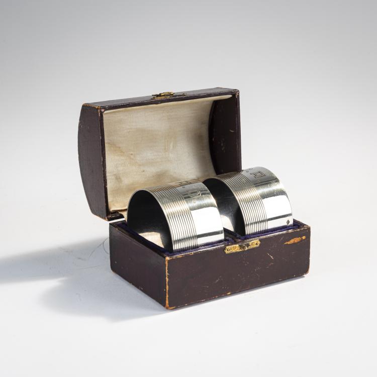 Bild 2 zu Objekt, Zwei Serviettenringe, um 1930, Puiforcat, Paris, 171B 397
