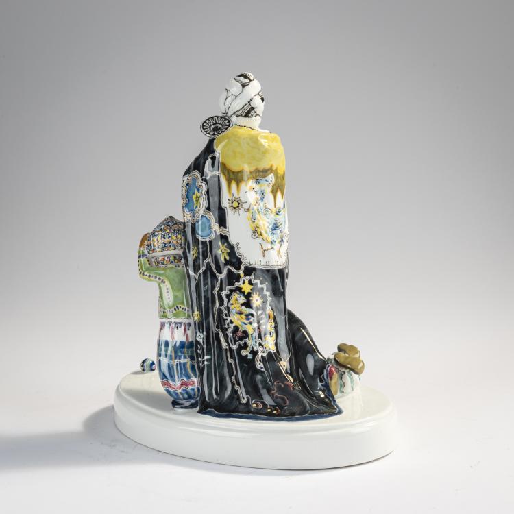 Bild 2 zu Objekt, 'Music group Bagpipers' from the 'Indian Parade', 1914, Carl Reschke, Berlin, KPM, 171B 351