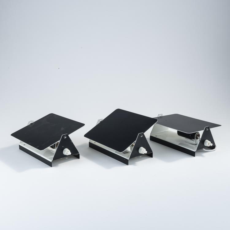 Hauptbild zu Objekt, Drei Wandleuchten 'CP-1', 1963, Charlotte Perriand, Steph Simon, Paris; SCE, 172A 58