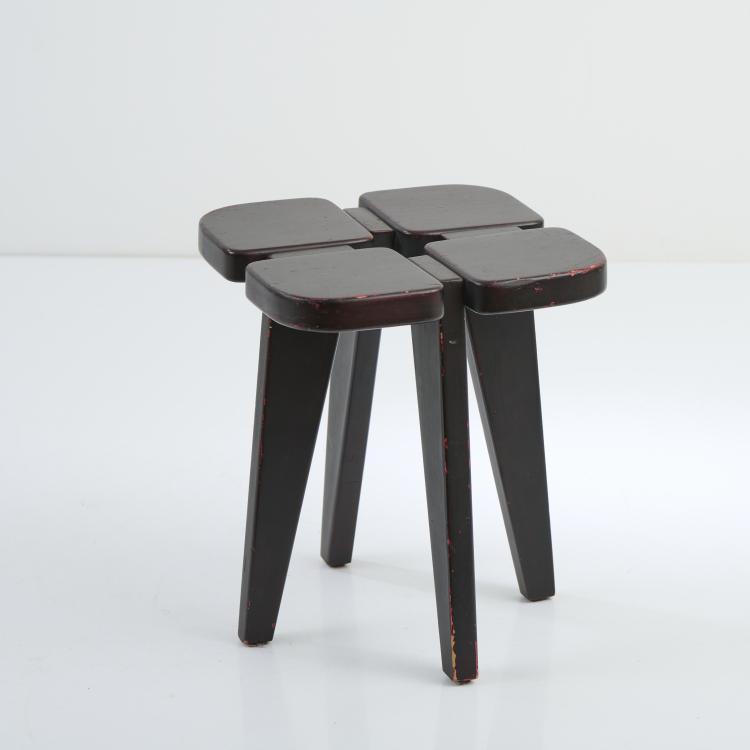 Bild 1 zu Objekt, Stool, c. 1965, Peippo Rauni, Kervo Snickerifabrik, Finnland f&uuml;r Stockmann Oy, Helsinki, 173B 462