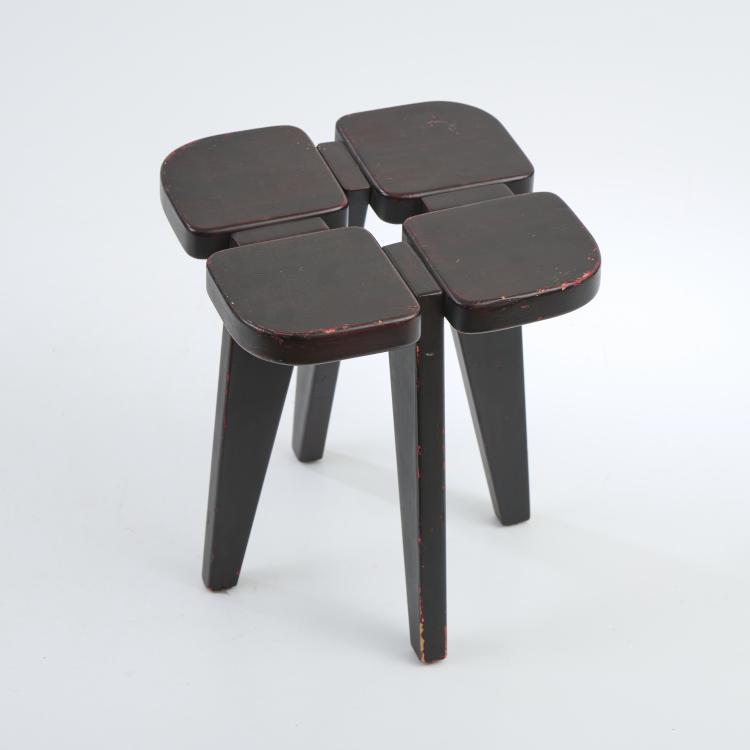 Bild 3 zu Objekt, Stool, c. 1965, Peippo Rauni, Kervo Snickerifabrik, Finnland f&uuml;r Stockmann Oy, Helsinki, 173B 462