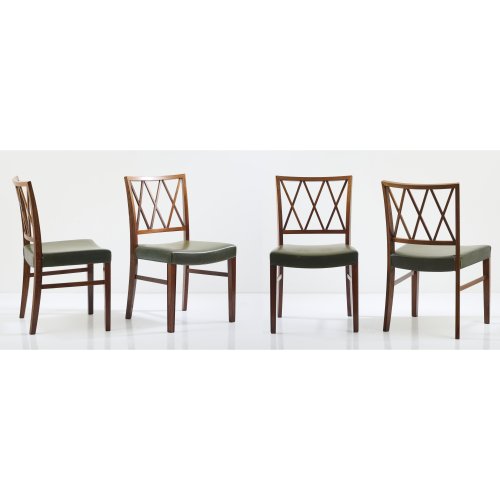 Four dining room chairs, c. 1942