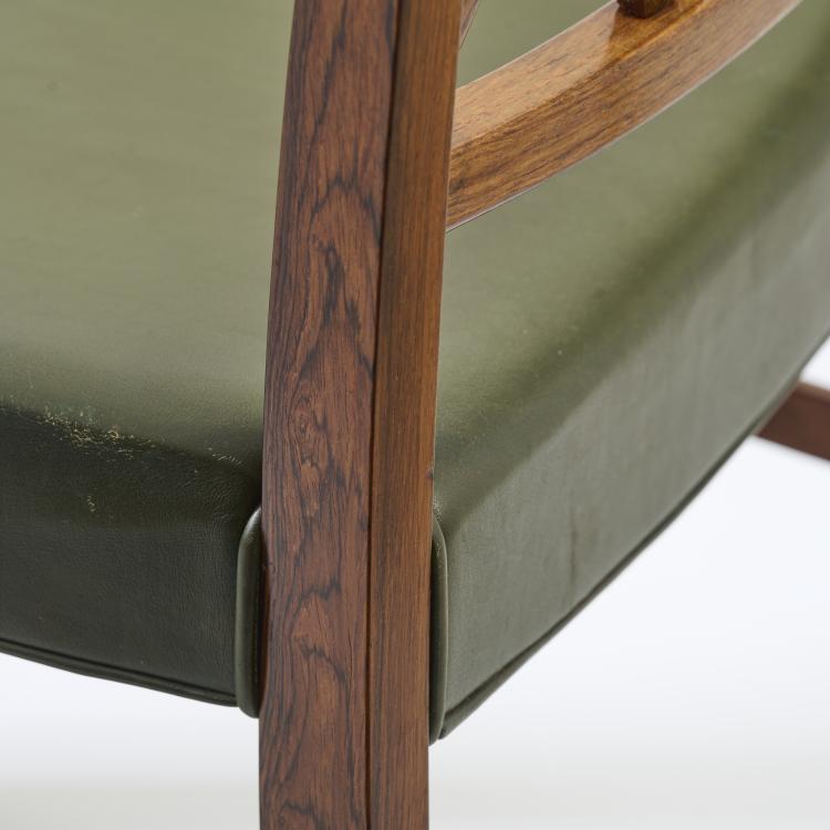 Bild 4 zu Objekt, Four dining room chairs, c. 1942, Ole Wanscher (attributed), Slagelse M&oslash;belvaerk, D&auml;nemark., 172A 164