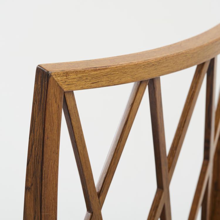 Bild 8 zu Objekt, Four dining room chairs, c. 1942, Ole Wanscher (attributed), Slagelse M&oslash;belvaerk, D&auml;nemark., 172A 164