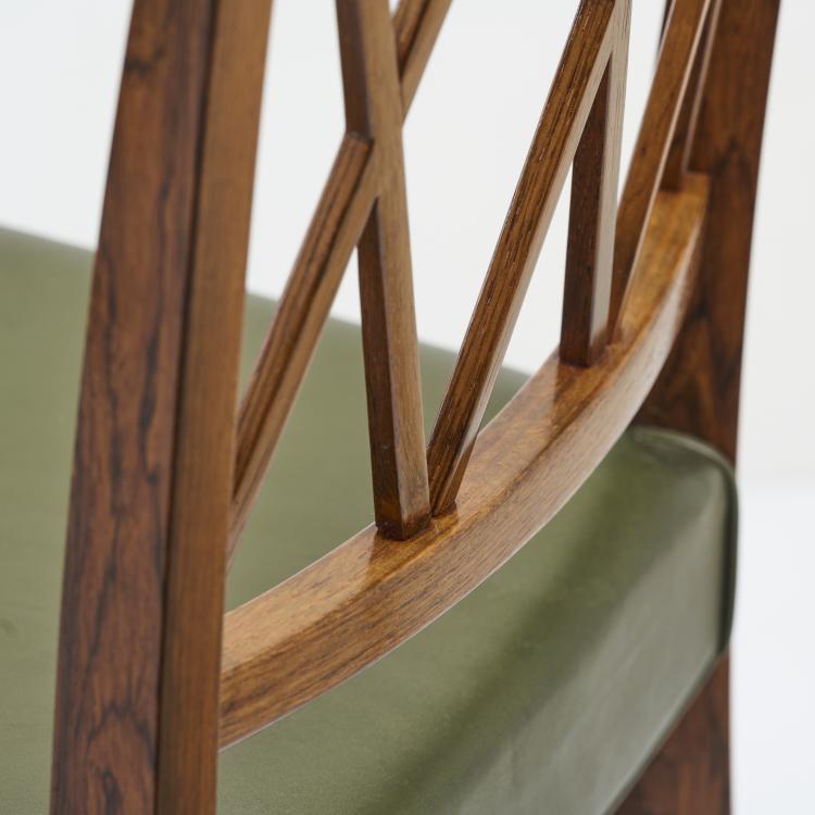 Bild 9 zu Objekt, Four dining room chairs, c. 1942, Ole Wanscher (attributed), Slagelse M&oslash;belvaerk, D&auml;nemark., 172A 164